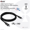 Club3D CABLE USB-C TO USB-C 2M/M/M CAC-1575 CLUB3D