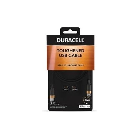 Duracell CABLE LIGHTNING TO USB-C 1M/DRU5014A DURACELL