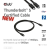 Club3D CABLE USB-C THUNDERBOLT 1M/M/M CAC-2501 CLUB3D