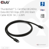 Club3D CABLE USB-C THUNDERBOLT 1M/M/M CAC-2501 CLUB3D