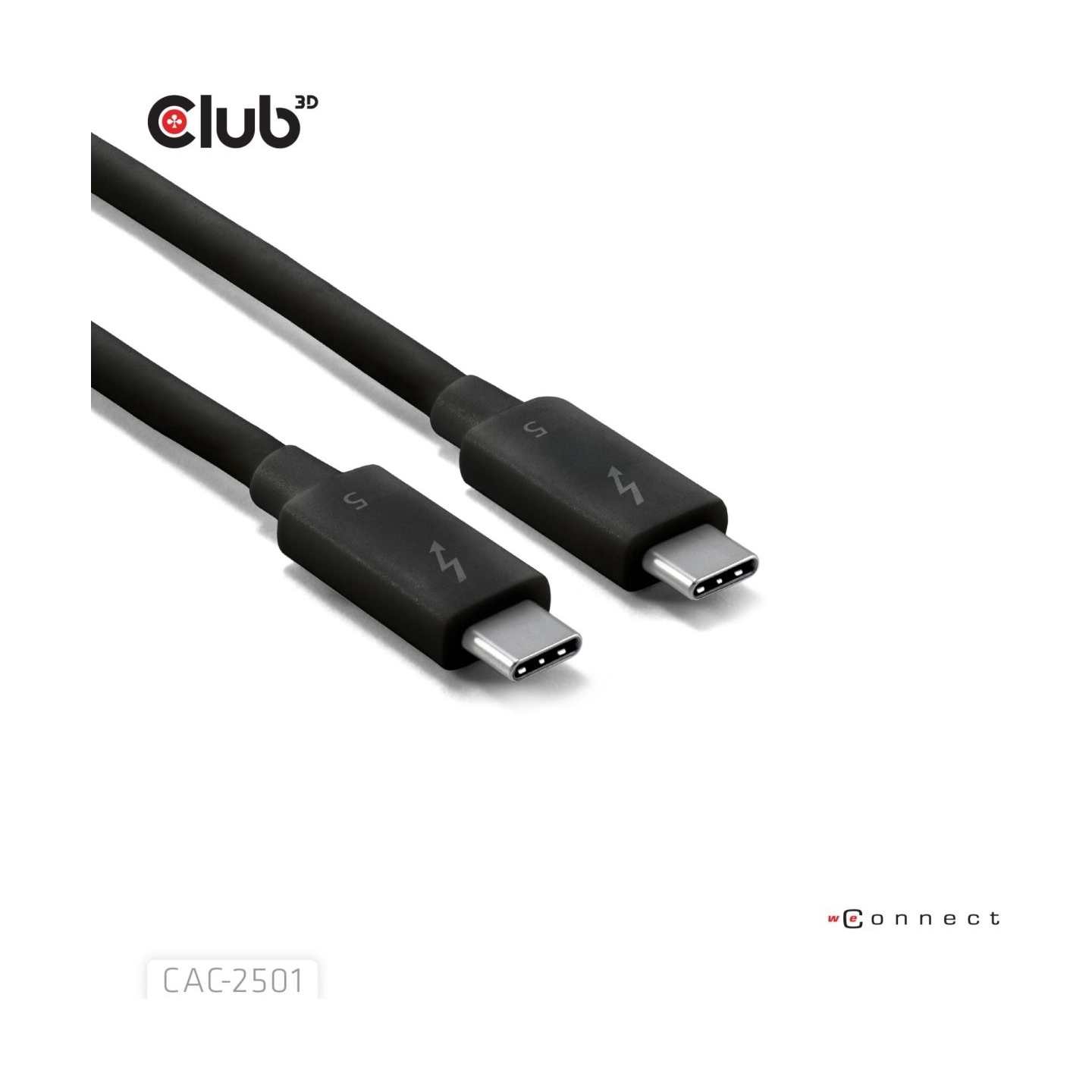 Club3D CABLE USB-C THUNDERBOLT 1M/M/M CAC-2501 CLUB3D