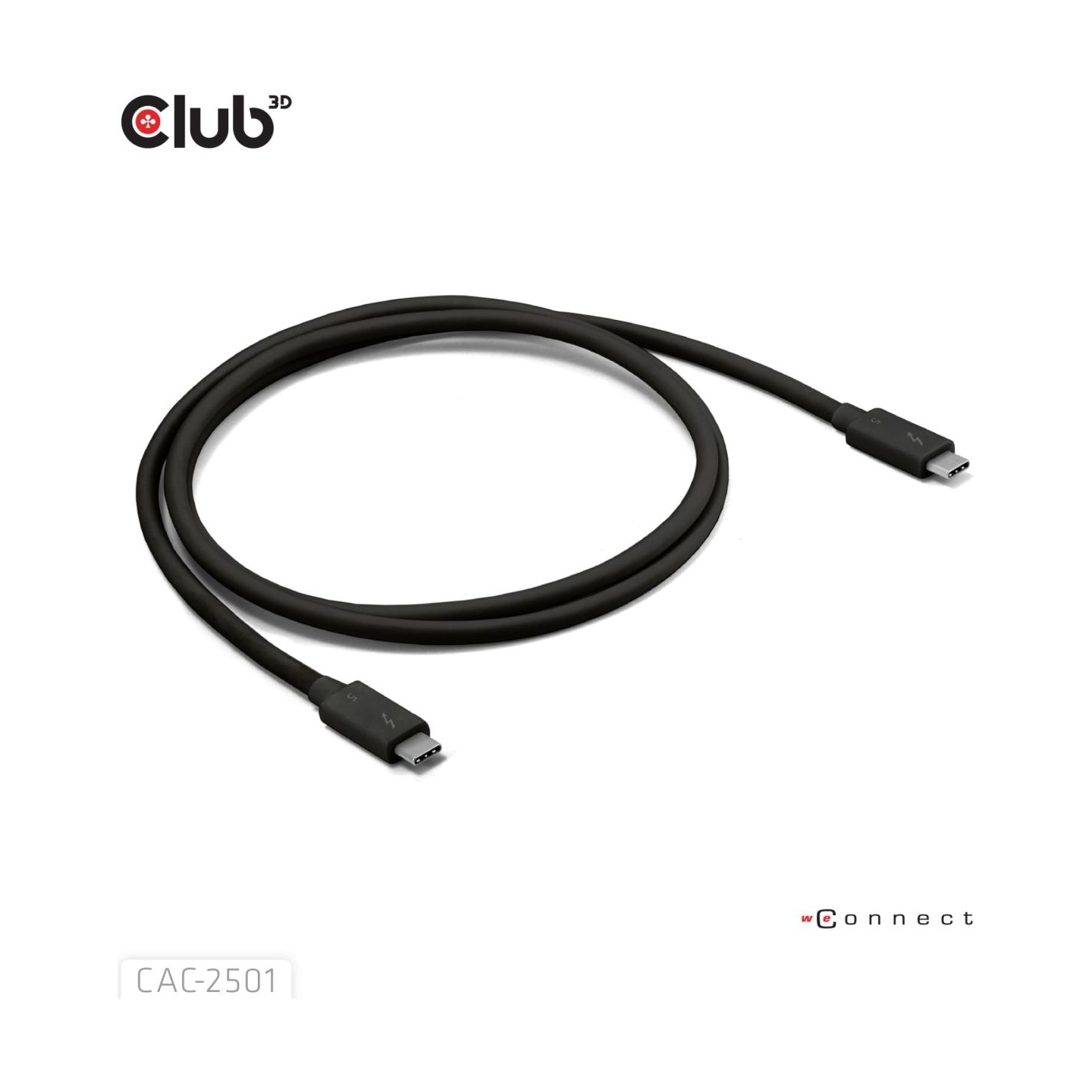 Club3D CABLE USB-C THUNDERBOLT 1M/M/M CAC-2501 CLUB3D
