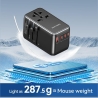 Vention POWER ADAPTER TRAVEL 4PORT/BLACK FJGB0 VENTION