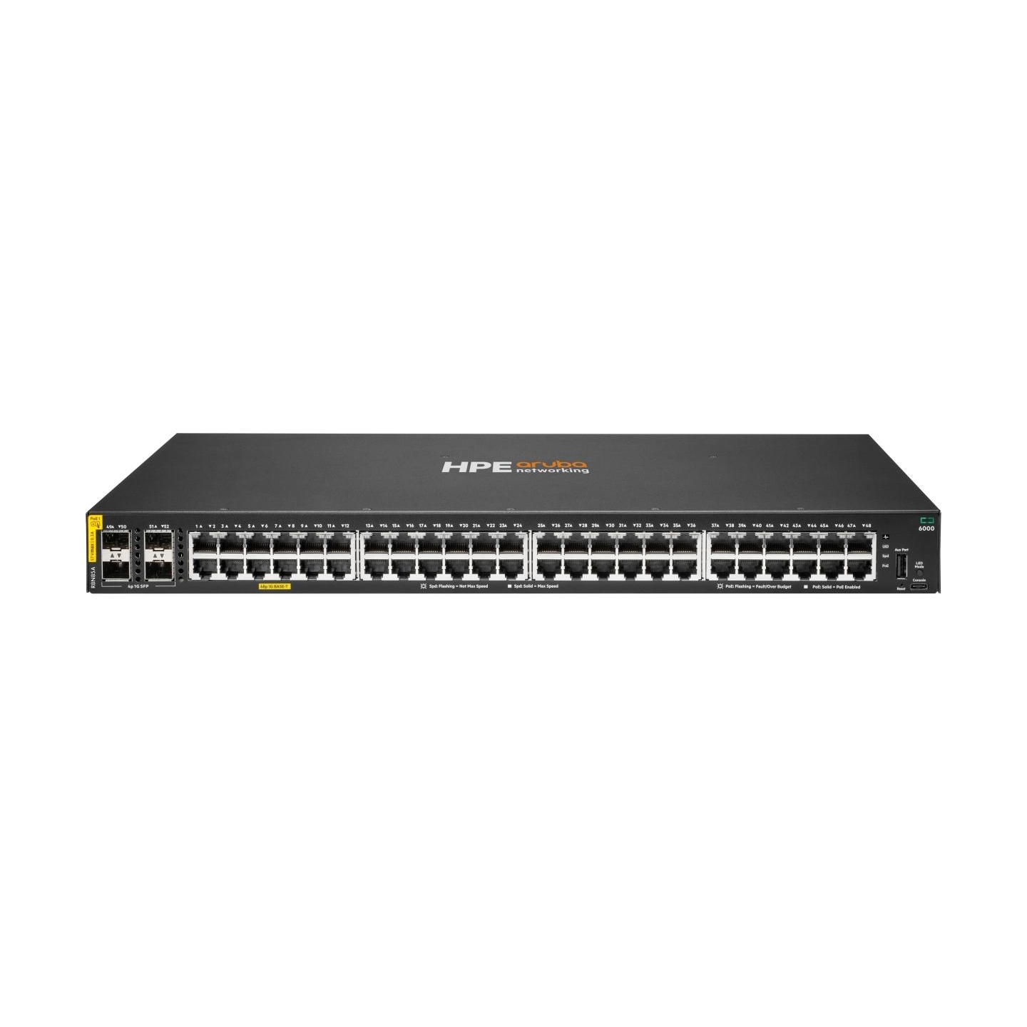 HPE Aruba 6000 48G CL4 4SFP Swch Europe - English localization / R8N85A#ABB