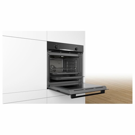 Bosch Oven HBA530BB0S, Width 60cm, Energy class A, EcoClean, Black / HBA530BB0S
