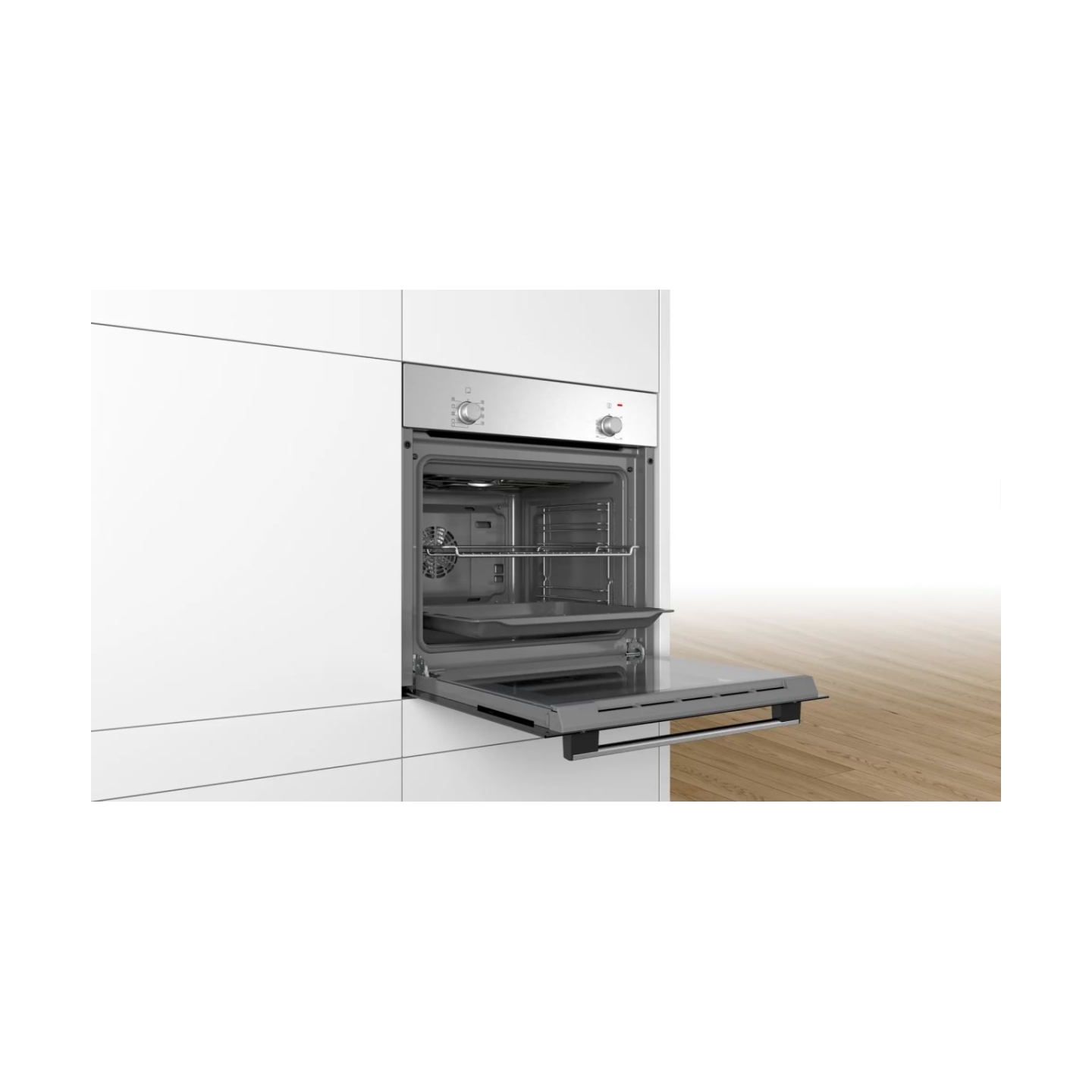 Bosch Oven HBF010BR3S, Width 60cm, Energy class A, Stainless steel / HBF010BR3S