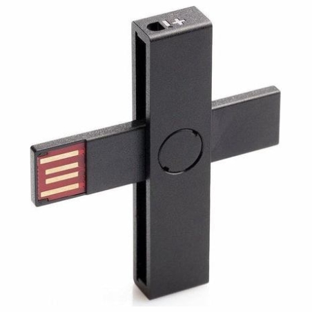 Pluss-Id +ID Smart Card Reader black, BLISTER / 4748001003724