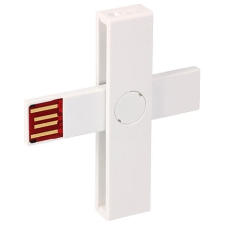Pluss-Id +ID Smart Card Reader white, BLISTER / 4748001003731