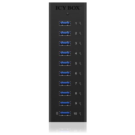 Raidsonic ICY BOX IB-AC6110 10x Port USB 3.0 Hub