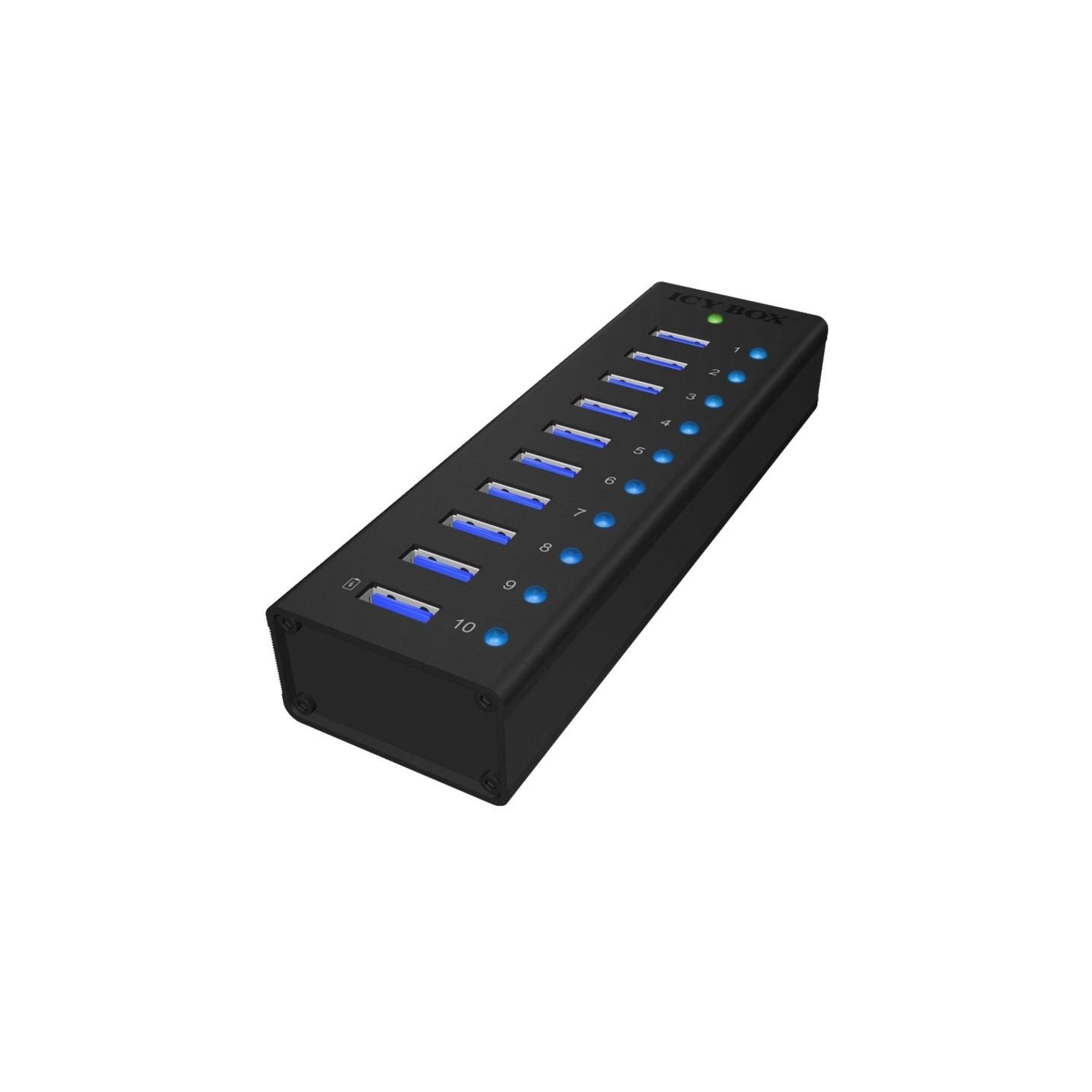 Raidsonic ICY BOX IB-AC6110 10x Port USB 3.0 Hub