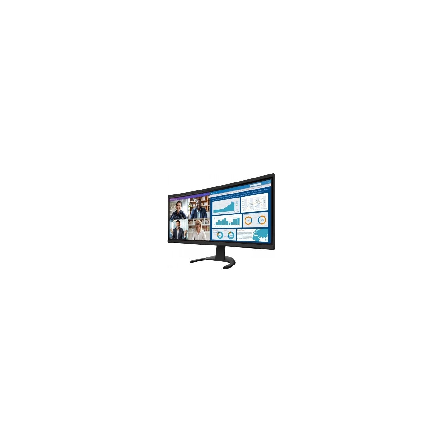 Eizo EV3450X 34.1" IPS 16:9 2440X1440 CURVED USB-C/94W RJ45 CAM (BLACK)