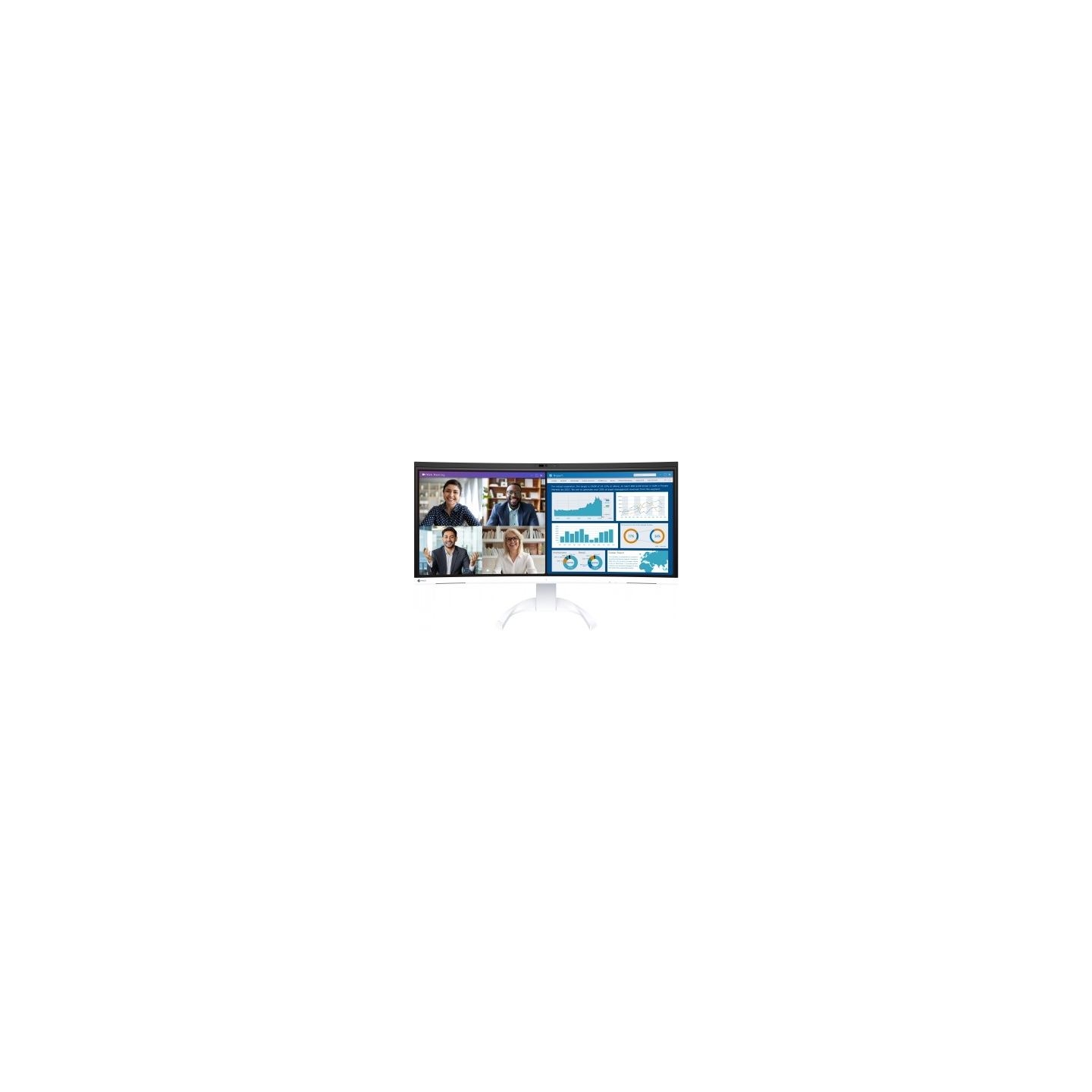 Eizo EV3450X 34.1" IPS 16:9 2440X1440 CURVED USB-C/94W RJ45 CAM (WHITE)