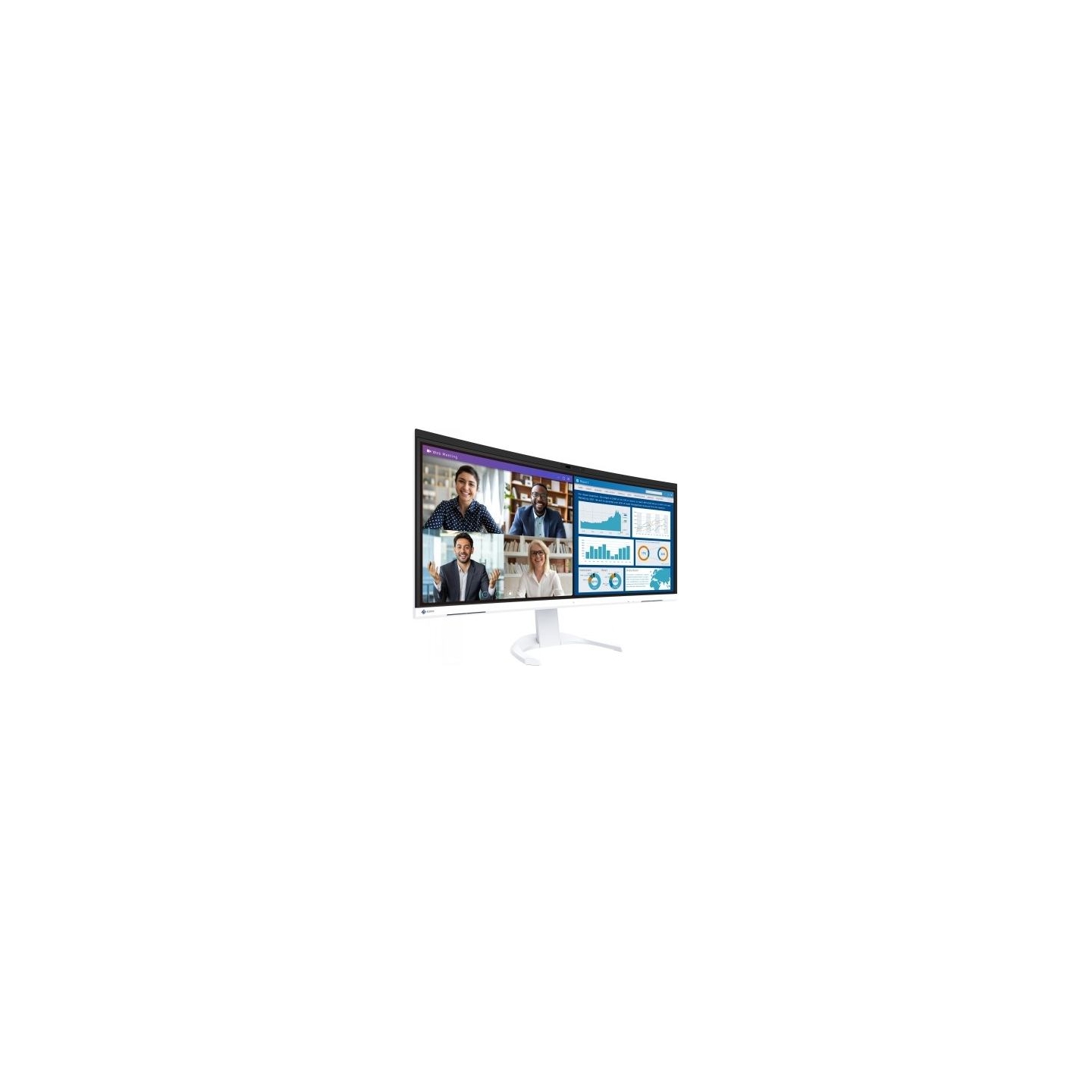 Eizo EV3450X 34.1" IPS 16:9 2440X1440 CURVED USB-C/94W RJ45 CAM (WHITE)