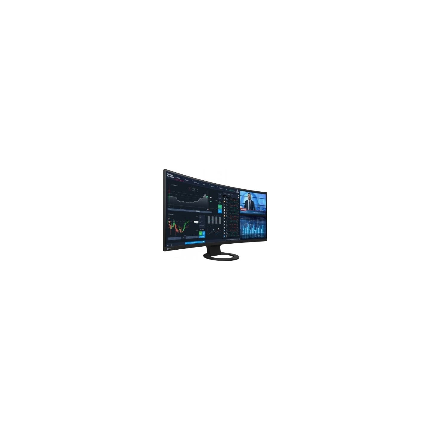 Eizo EV3895EN 37.5" IPS 24:10 3840X1600 CURVED USB-C/85W RJ45 KVM (BLACK)