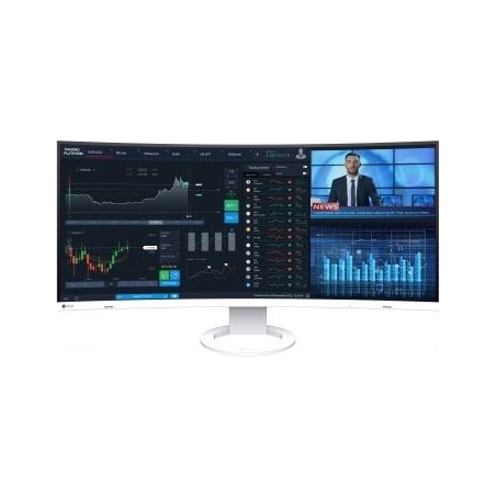 Eizo EV3895EN 37.5" IPS 24:10 3840X1600 CURVED USB-C/85W RJ45 KVM (WHITE)