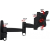 Multibrackets MB FLEXARM 360 III 25KG VESA 75-200 BL