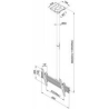 Multibrackets MB CEILING MOUNT PRO 1U