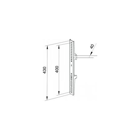 Multibrackets MB PRO SERIES - FIXED ARMS 400MM