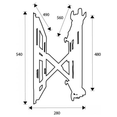 Lh-Group Oy LH-GROUP OMB VIDEO WALL MOUNT 46-55"