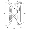 Lh-Group Oy LH-GROUP OMB VIDEO WALL MOUNT 46-55"