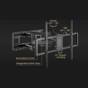 Lh-Group Oy LH-GROUP SWIVELING WALL MOUNT 60-120" MAX 120KG