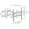 Lh-Group Oy LH-GROUP WALL MOUNT WITH TURN 37-70" TILT