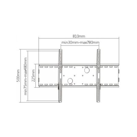 Lh-Group Oy LH-GROUP WALL MOUNT 37-70" 600X400 32MM