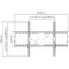 Lh-Group Oy LH-GROUP WALL MOUNT 37-70" 600X400 32MM