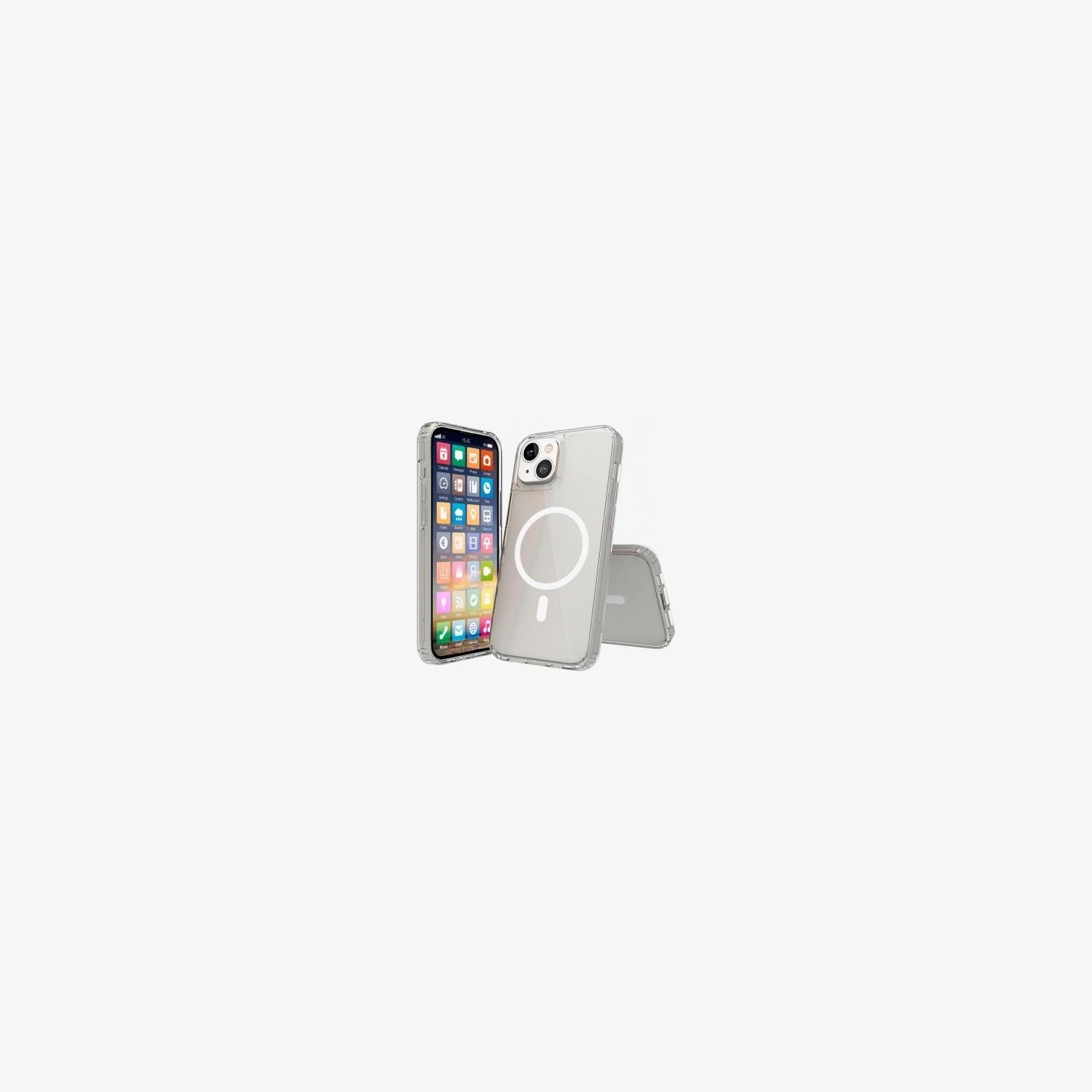 Screenor BUMPER IPHONE 15 PLUS MAGSAFE TRANSPARENT