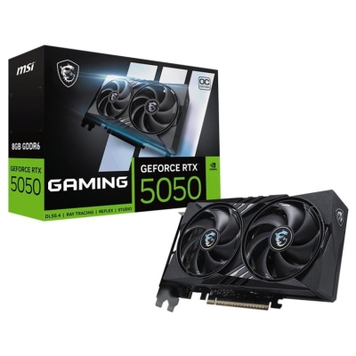 MSI Graphics Card|MSI|NVIDIA|GeForce RTX 5050|8 GB|GDDR6|128 bit|PCI Express x16 5.0|Active|RTX50508GGAMINGOC