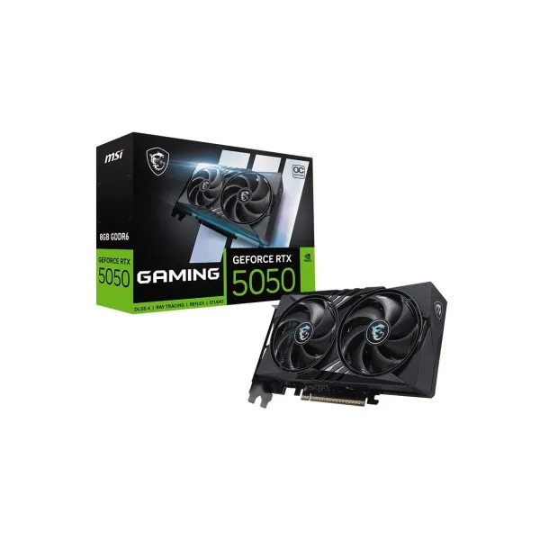 MSI Graphics Card|MSI|NVIDIA|GeForce RTX 5050|8 GB|GDDR6|128 bit|PCI Express x16 5.0|Active|RTX50508GGAMINGOC