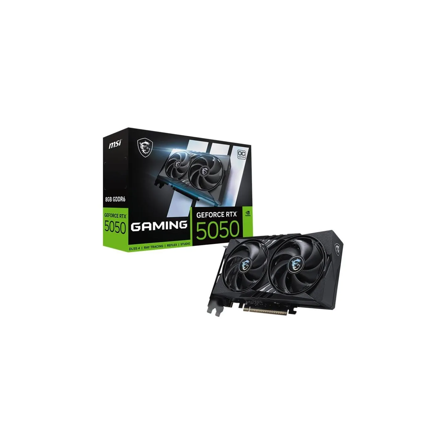 MSI Graphics Card|MSI|NVIDIA|GeForce RTX 5050|8 GB|GDDR6|128 bit|PCI Express x16 5.0|Active|RTX50508GGAMINGOC