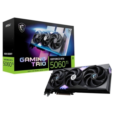 MSI Graphics Card|MSI|NVIDIA|GeForce RTX 5060 Ti|8 GB|GDDR7|128 bit|PCI Express x16 5.0|Active|RTX5060TI8GGAMTRIOOC