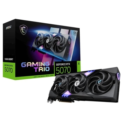 MSI Graphics Card|MSI|NVIDIA GeForce RTX 5070|12 GB|GDDR7|192 bit|PCIE 5.0 16x|Triple slot Fansink|1xHDMI|3xDisplayPort|RTX50701