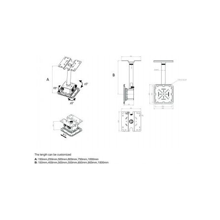 Multibrackets MB PROJECTOR MOUNT PRO HD 40KG WHITE