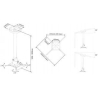 Multibrackets MB PROJECTOR CEILING MOUNT 1600-3000