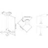Multibrackets MB PROJECTOR CEILING MOUNT 900-1600