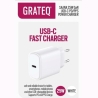 Grateq SAANA VERKKOVIRTALATURI GAN PD/PPS USB-C 25W