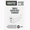Grateq HALTI VERKKOVIRTALATURI GAN PD/PPS 2XUSB-C/1XUSB-A 100W