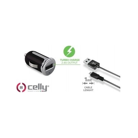 Celly CAR CHARGER TURBO + USBMICRO CABLE