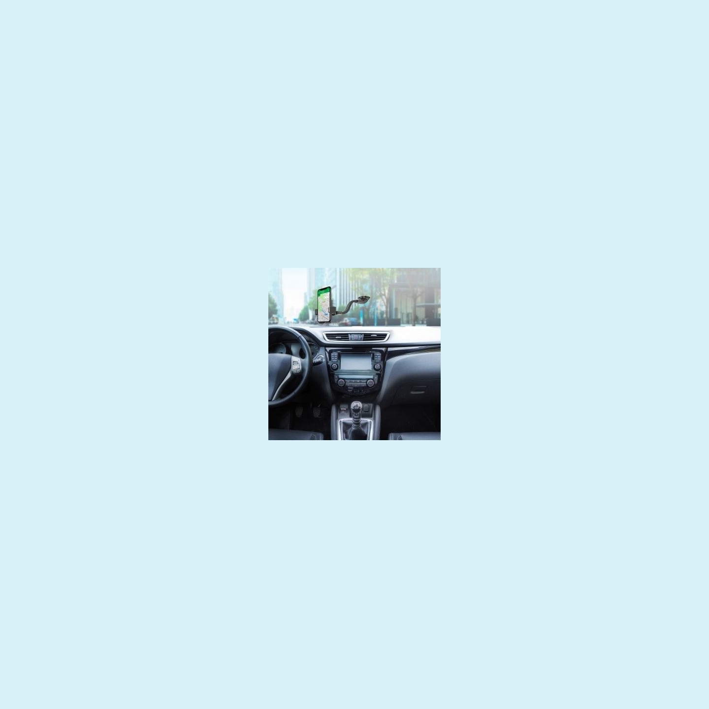 Celly MOUNTFLEXPLUS CAR RACK WINDSCREEN / BOARD, LONG ROD