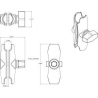 Ram Mounts UNPKD RAM DOUBLE SOCKET ARM F