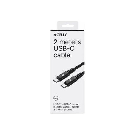 Celly USB-C TO USB-C CABLE 100W POWER DELIVERY