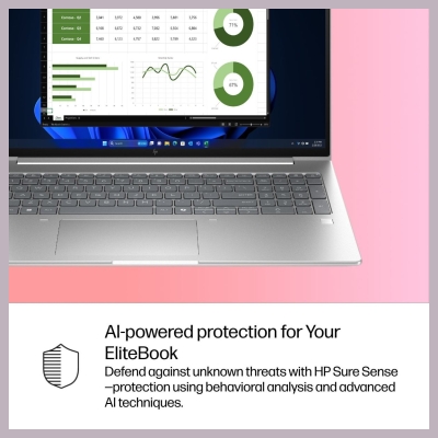 HP EliteBook 6 G1i 16 - Ultra 5-225U, 24GB, 512GB SSD, 16 WUXGA 300-nit AG, 5MP IR cam, WWAN-ready, Smartcard, FPR, ESTONIAN bac