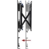 B-Tech Av SOFT-OPEN FULL SERVICE WALL MOUNT FOR XXL DISPLAYS - BLACK
