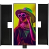 B-Tech Av ADJUSTABLE REAR SCREEN COVER FOR 65" DISPLAYS
