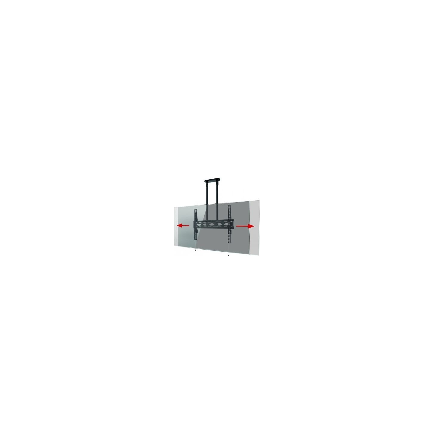 B-Tech Av EXTRA-LARGE UNIVERSAL FLAT SCREEN CEILING MOUNT (VESA 1100 X 700) - 1.5M Ø50MM POLES