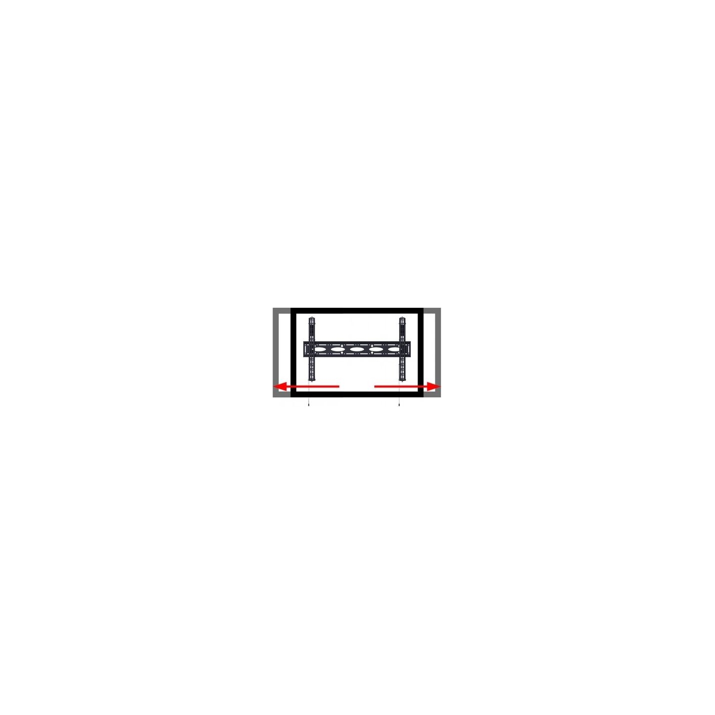 B-Tech Av XL HEAVY DUTY UNIVERSAL FLAT SCREEN WALL MOUNT WITH TILT (VESA 1000 X 600)
