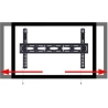 B-Tech Av XL HEAVY DUTY UNIVERSAL FLAT SCREEN WALL MOUNT WITH TILT (VESA 1000 X 600)