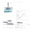 B-Tech Av SYSTEM 2 - CEILING MOUNT WITH Ø50MM ADJUSTABLE EXTENSION POLE - 0.6M TO 1M POLE